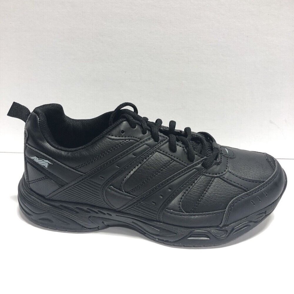 Avia Men’s Avi-Union II, Black Lace-Up Sneakers, Size 7.5 Wide